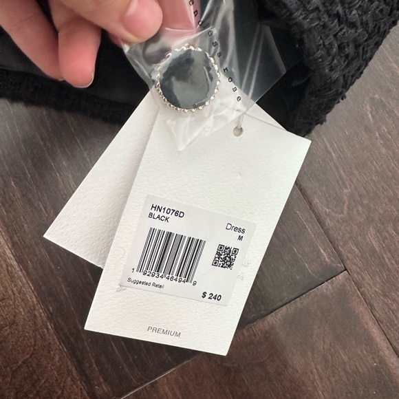 Nwt black endless rose‎ Anthropologie sleeveless tweed dress nwt - Picture 10 of 17